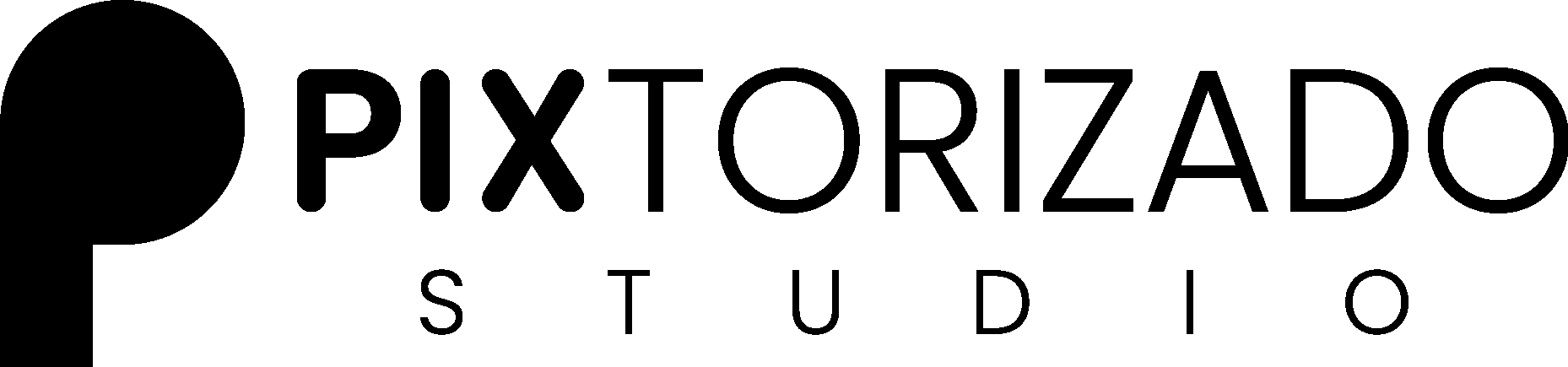 Pixtorizado 2.0 Black Logo Vector Logo